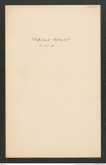 k.k. naturhistorisches Hofmuseum, Intendanzakten 1885-1896 (Hauer), Aktenzahl Z.110.A/1889, Seite 1